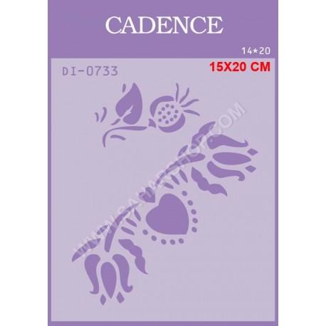 شابلون استنسیل کادنس DI-0733