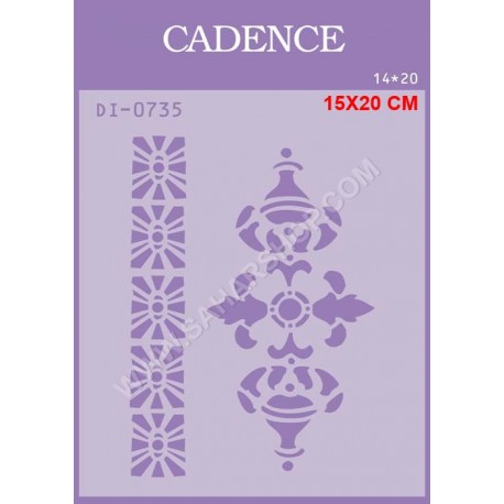 شابلون استنسیل کادنس DI-0735
