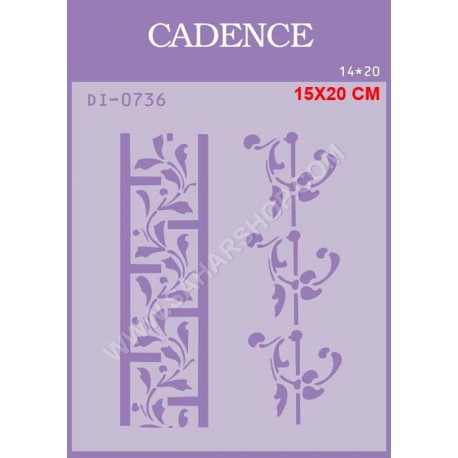 شابلون استنسیل کادنس DI-0736