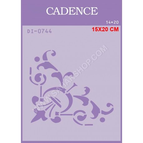 شابلون استنسیل کادنس DI-0744