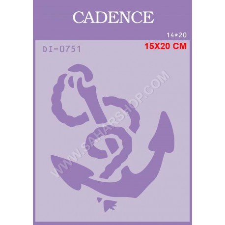 شابلون استنسیل کادنس DI-0751