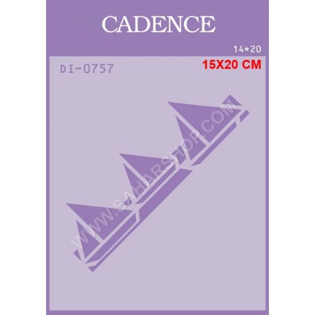 شابلون استنسیل کادنس DI-0757