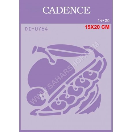 شابلون استنسیل کادنس DI-0764