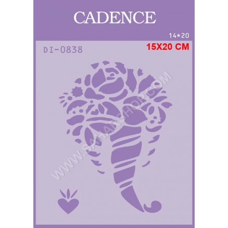 شابلون استنسیل کادنس DI-0838
