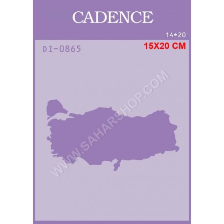 شابلون استنسیل کادنس DI-0865