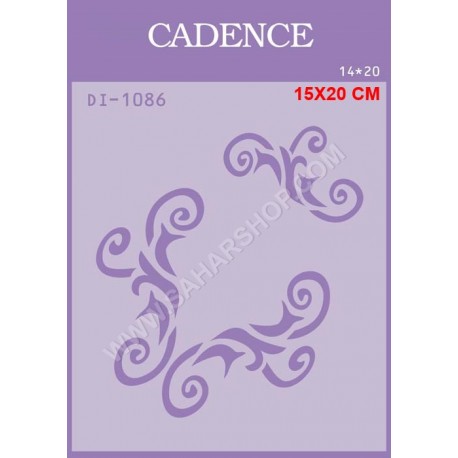 شابلون استنسیل کادنس DI-1086