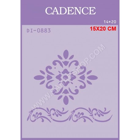 شابلون استنسیل کادنس DI-0883