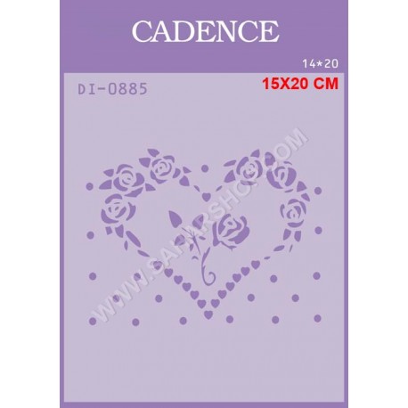 شابلون استنسیل کادنس DI-0885