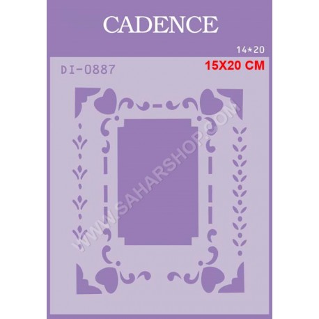 شابلون استنسیل کادنس DI-0887