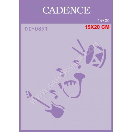 شابلون استنسیل کادنس DI-0891