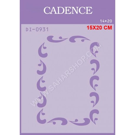 شابلون استنسیل کادنس DI-0931