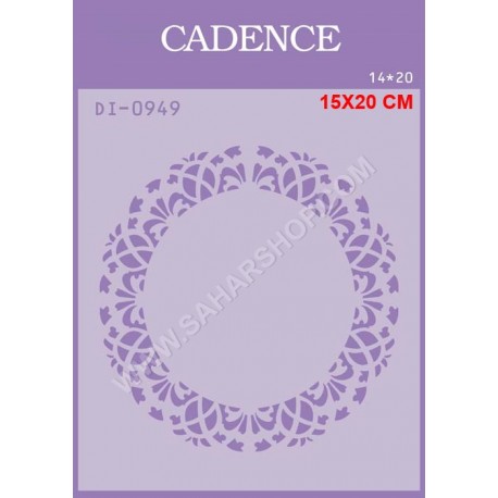 شابلون استنسیل کادنس DI-0949
