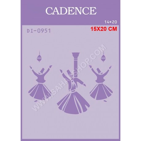 شابلون استنسیل کادنس DI-0951