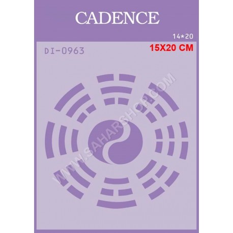 شابلون استنسیل کادنس DI-0963