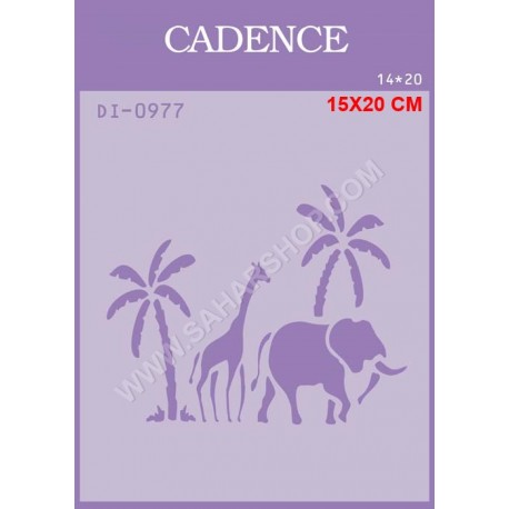 شابلون استنسیل کادنس DI-0977