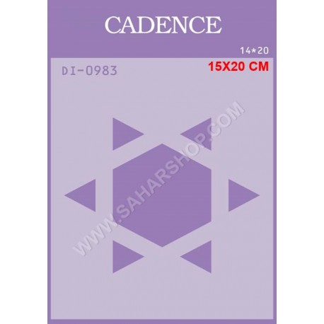 شابلون استنسیل کادنس DI-0983