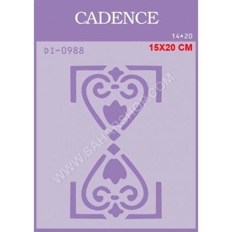شابلون استنسیل کادنس DI-0988