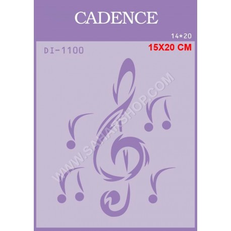 شابلون استنسیل کادنس DI-1100