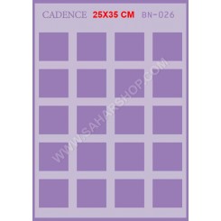 شابلون استنسیل BN-026