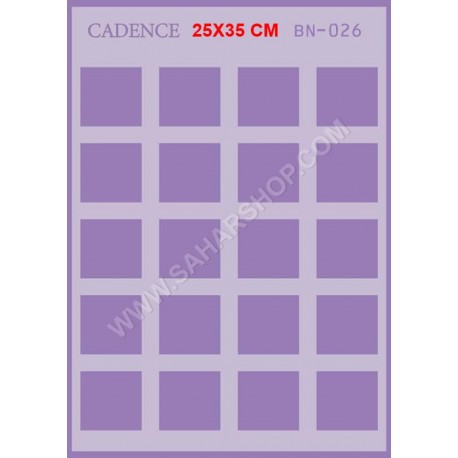 شابلون استنسیل کادنس BN-026