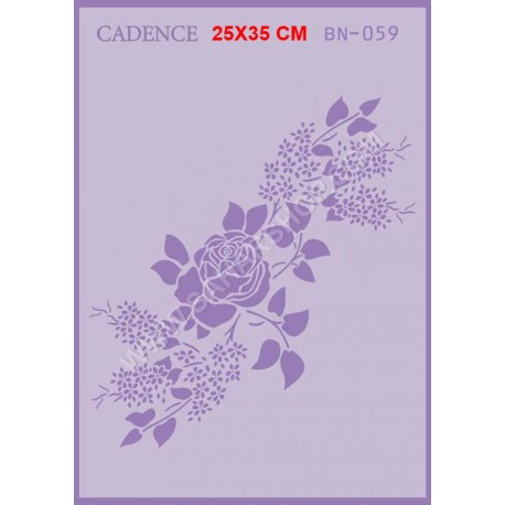 شابلون استنسیل کادنس BN-059
