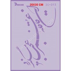 شابلون استنسیل ZC-013