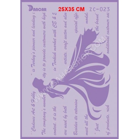 شابلون استنسیل دانکار ZC-023