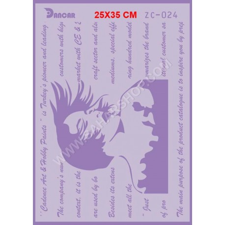 شابلون استنسیل دانکار ZC-024