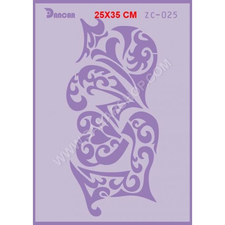 شابلون استنسیل دانکار ZC-025