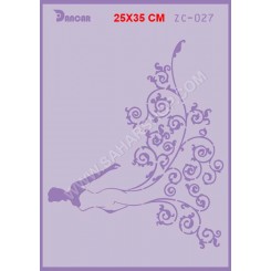 شابلون استنسیل ZC-027