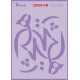 شابلون استنسیل ZC-045