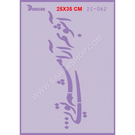 شابلون استنسیل ZC-062