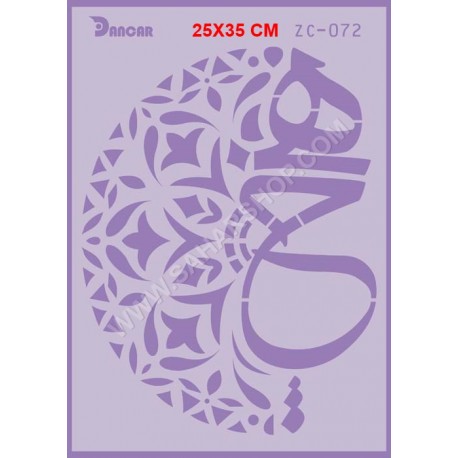 شابلون استنسیل ZC-072