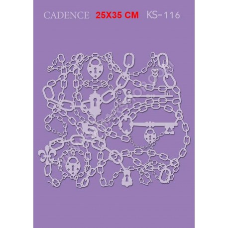 شابلون استنسیل کادنس KS-016