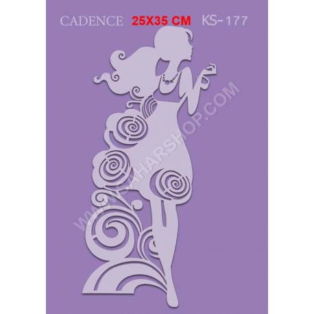 شابلون استنسیل کادنس KS-077