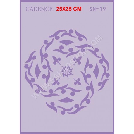 شابلون استنسیل کادنس SN-19
