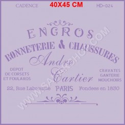 شابلون استنسیل HD-024