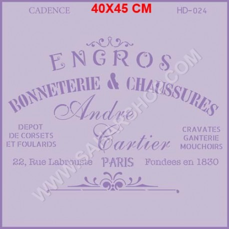 شابلون استنسیل HD-024