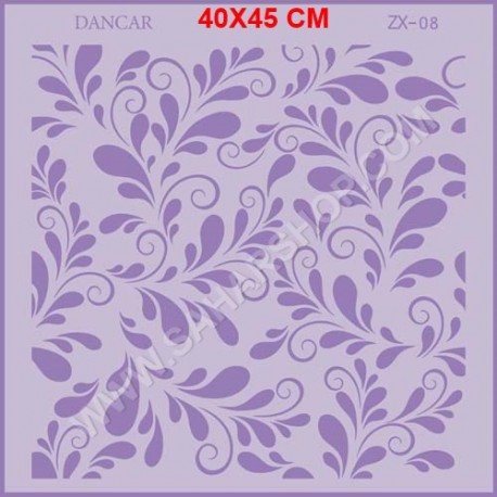 شابلون استنسیل ZX : 08