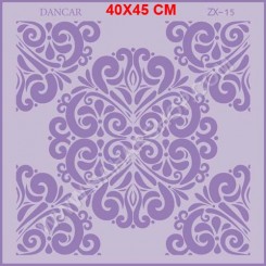 شابلون استنسیل ZX : 15