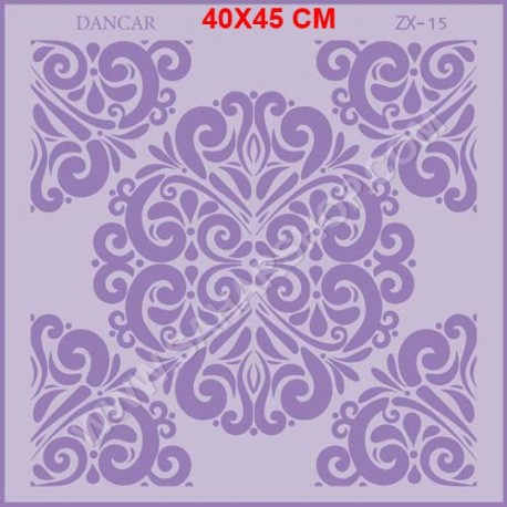 شابلون استنسیل ZX : 15