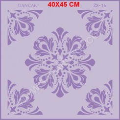 شابلون استنسیل ZX : 16