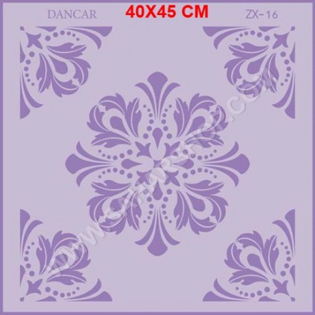 شابلون استنسیل ZX : 16