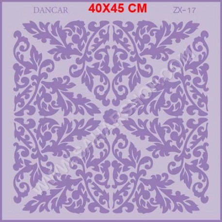 شابلون استنسیل ZX : 17