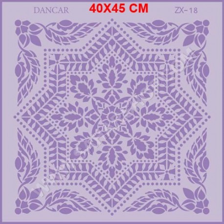 شابلون استنسیل ZX : 18