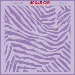 شابلون استنسیل ZX : 23