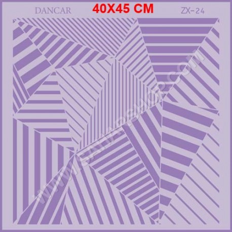 شابلون استنسیل ZX : 24