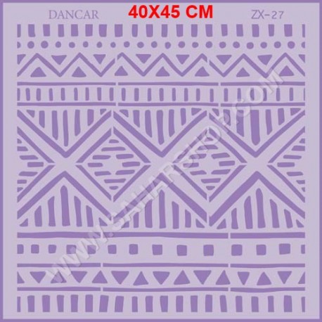 شابلون استنسیل ZX : 27