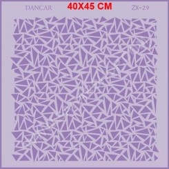 شابلون استنسیل ZX : 29