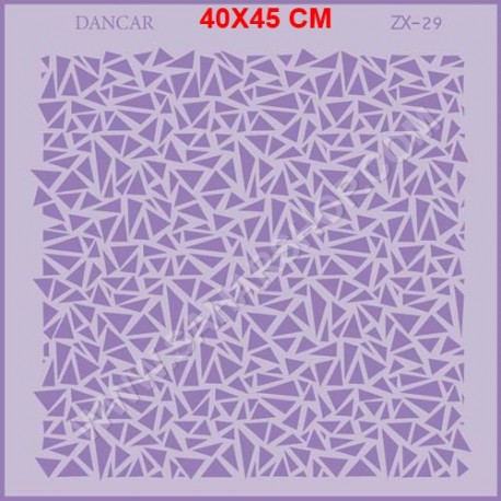 شابلون استنسیل ZX : 29